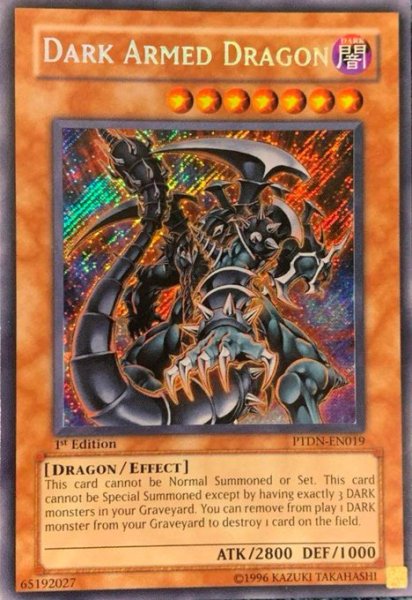 画像1: ダークアームドドラゴン 【効果モンスター】【シークレット】【PTDN-EN019】【英語版】【1st】【状態B】 (1)