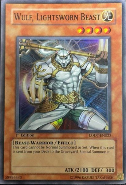 画像1: ライトロードビーストウォルフ 【効果モンスター】【ウルトラ】【LODT-EN023】【英語版】【1st】 (1)