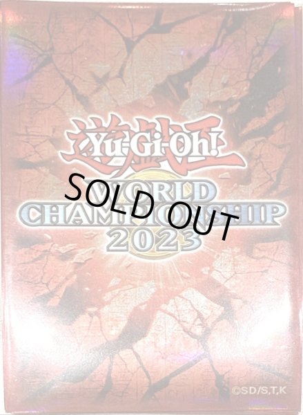 画像1: 「WCS2023 赤・RED」スリーブ 【サプライ】【スリーブ】【未開封】【10枚】 (1)