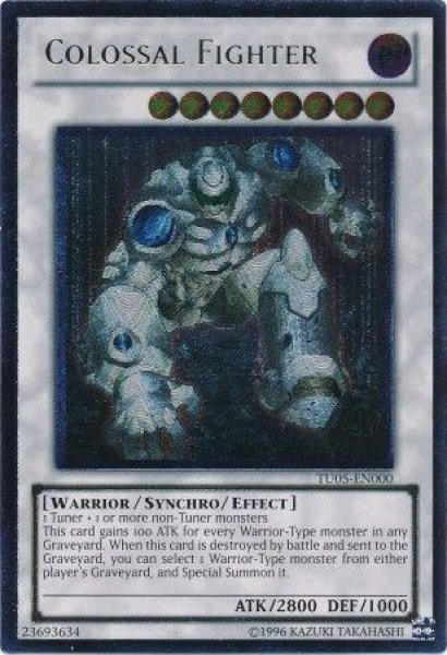 画像1: ギガンテックファイター 【シンクロ】【レリーフ】【TU05-EN000】【英語版】【英語版】【状態B】 (1)