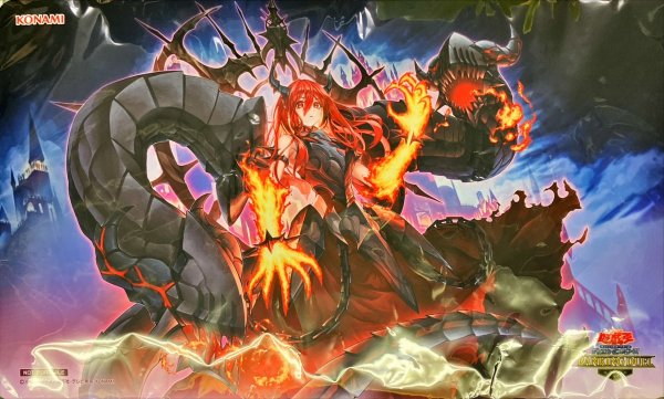 画像1: 「賜炎の咎姫(RANKINGDUEL2023-3rd-)」プレイマット 【サプライ】【プレイマット】【未開封】 (1)