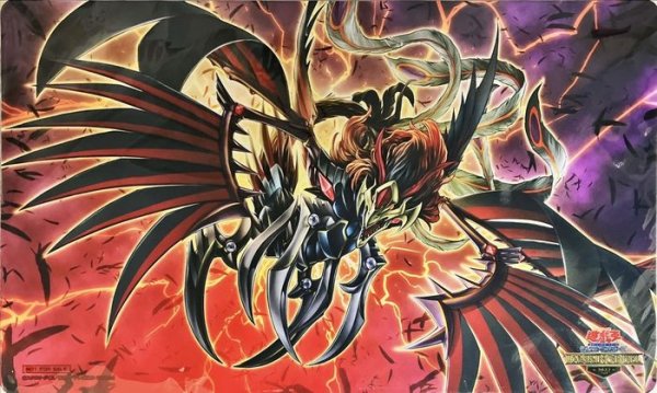 画像1: 「ブラックフェザーアサルトドラゴン(RANKINGDUEL2022-2nd-)」プレイマット 【サプライ】【プレイマット】【未開封】 (1)