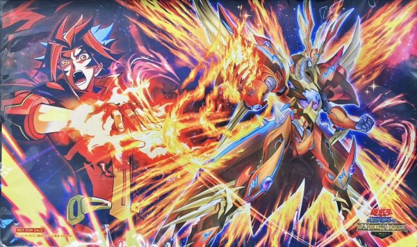 画像1: 「転生炎獣レイジングフェニックス(RANKINGDUEL2023-1st-)」プレイマット 【サプライ】【プレイマット】【未開封】 (1)