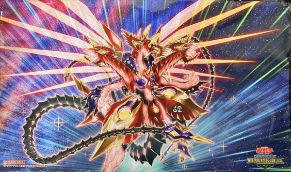 画像1: 「CNo62超銀河眼の光子龍皇(RANKINGDUEL2022-3rd-)」プレイマット 【サプライ】【プレイマット】【未開封】 (1)