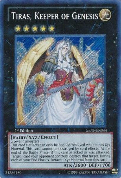 画像1: 始祖の守護者ティラス 【エクシーズ】【シークレット】【GENF-EN044】【英語版】【1st】 (1)