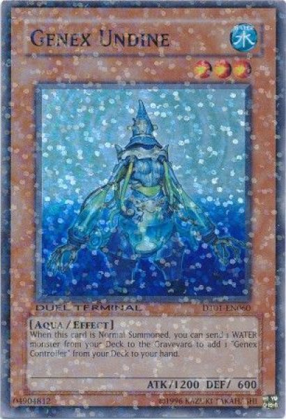 画像1: ジェネクスウンディーネ 【効果モンスター】【スーパー】【DT01-EN060】【英語版】 (1)