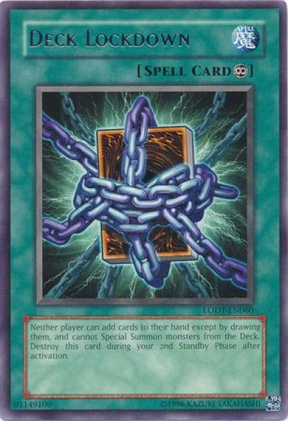 画像1: デッキロック 【魔法】【レア】【LODT-EN060】【英語版】【アンリミ】 (1)
