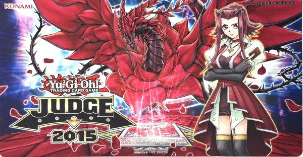 画像1: 「JUDGE2015 ブラックローズ＆十六夜アキ」プレイマット 【サプライ】【プレイマット】【開封済み】 (1)