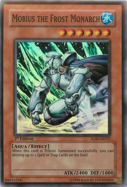 画像1: 氷帝メビウス 【効果モンスター】【スーパー】【SOD-AE022】【旧アジア】【1st】 (1)