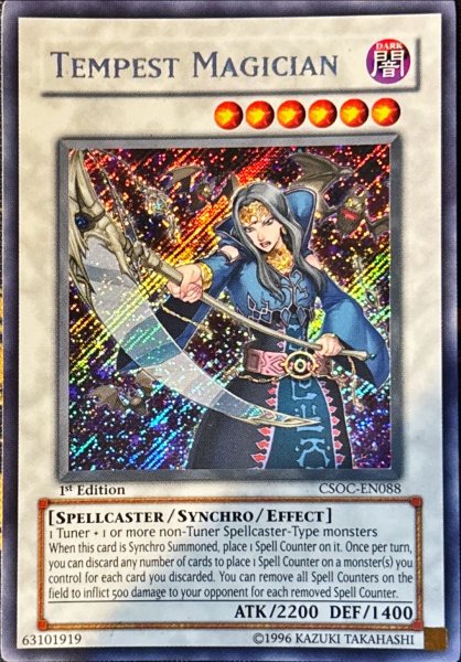 画像1: マジックテンペスター 【シンクロ】【シークレット】【CSOC-EN088】【1st】【英語版】【特価】【状態B】 (1)