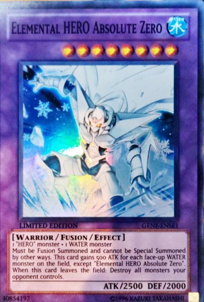 画像1: EHEROアブソルートZero 【融合】【スーパー】【GENF-ENSE1】【英語版】 (1)