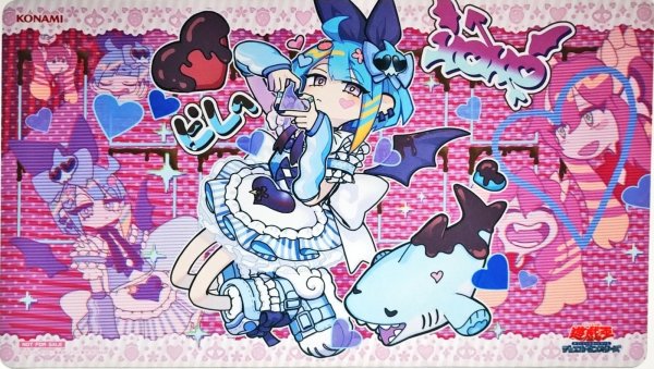 画像1: 「LiveTwinリィラスウィート(遊戯王の日)」プレイマット 【サプライ】【プレイマット】【開封済み】 (1)