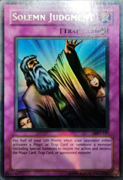 画像1: 神の宣告 【罠】【ウルトラ】【MRD-127】【英語版】【特価】【状態B】 (1)