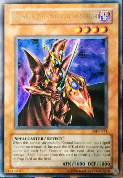 画像1: 魔導戦士ブレイカー 【効果モンスター】【ウルトラ】【MFC-071】【英語版】【特価】【状態B】 (1)