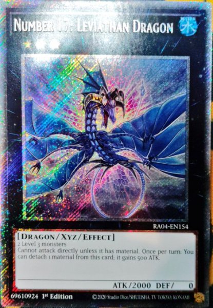 画像1: No17リバイスドラゴン 【エクシーズ】【エクストラシークレット】【RA04-EN154】【英語版】 (1)