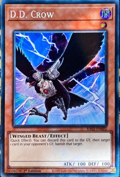 画像1: DDクロウ 【効果モンスター】【シークレット】【RA02-EN002】【英語版】【1st】 (1)