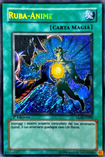 画像1: ソウルテイカー 【魔法】【シークレット】【GLAS-IT092】【イタリア版】【1st】【状態B】 (1)