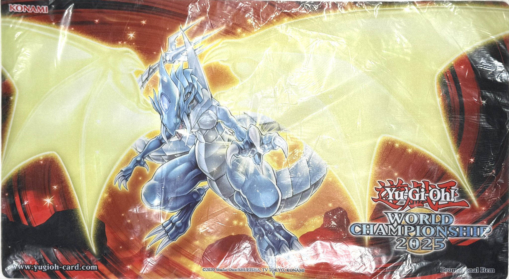 遊戯王　wcs2025 ブルーアイズタイラントドラゴン　公式　プレイマット WCS2025ブルーアイズタイラントドラゴン」プレイマット