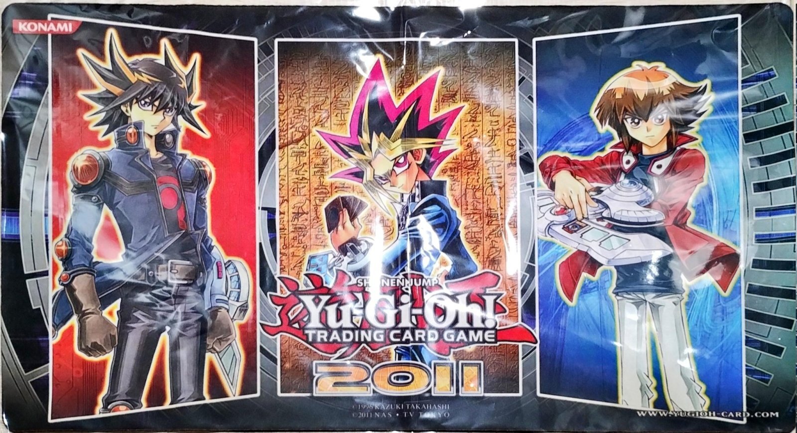 遊戯王 プレイマット 不動遊星 武藤遊戯＆不動遊星＆遊戯十代」プレイマット 【サプライ